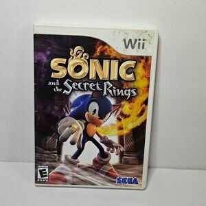 Sonic and the Secret Rings Wii Video Game